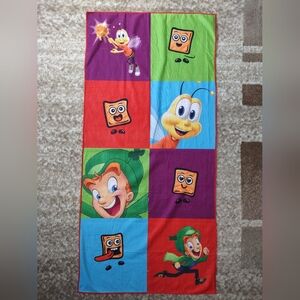 General Mills Promo Microfiber Towel 28x59" Cereal advertising Beach towel
